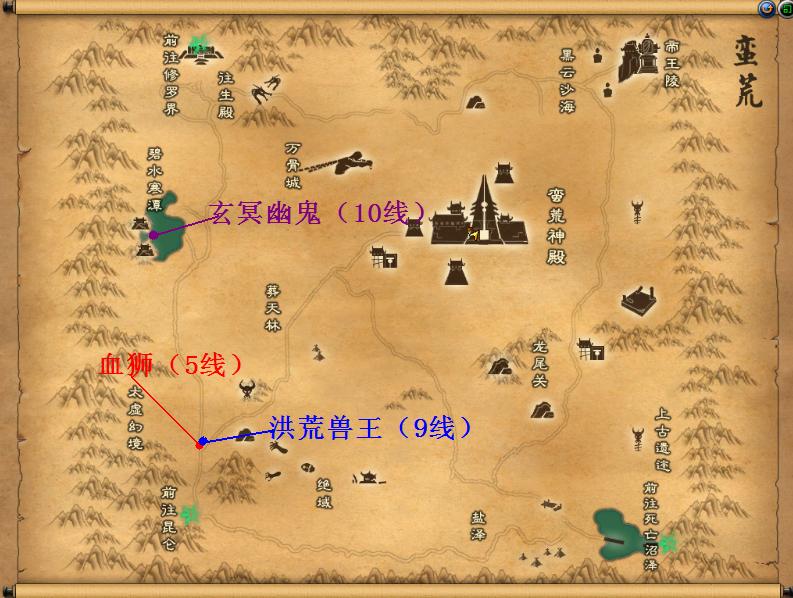 MH  BOSS分布图
